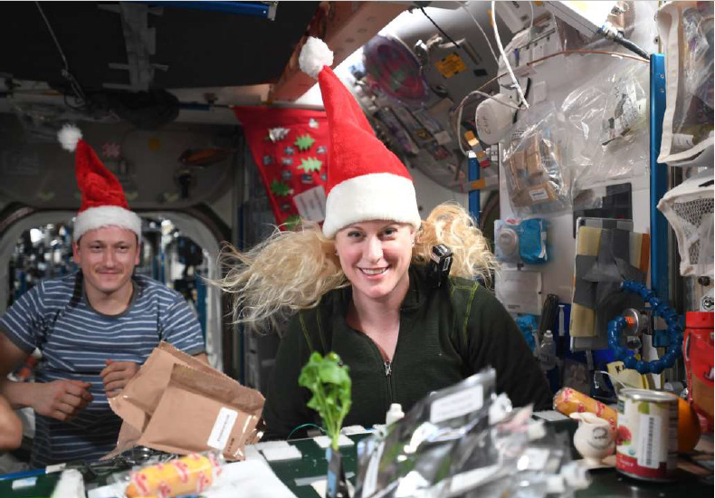 Happy holidays from the ISS